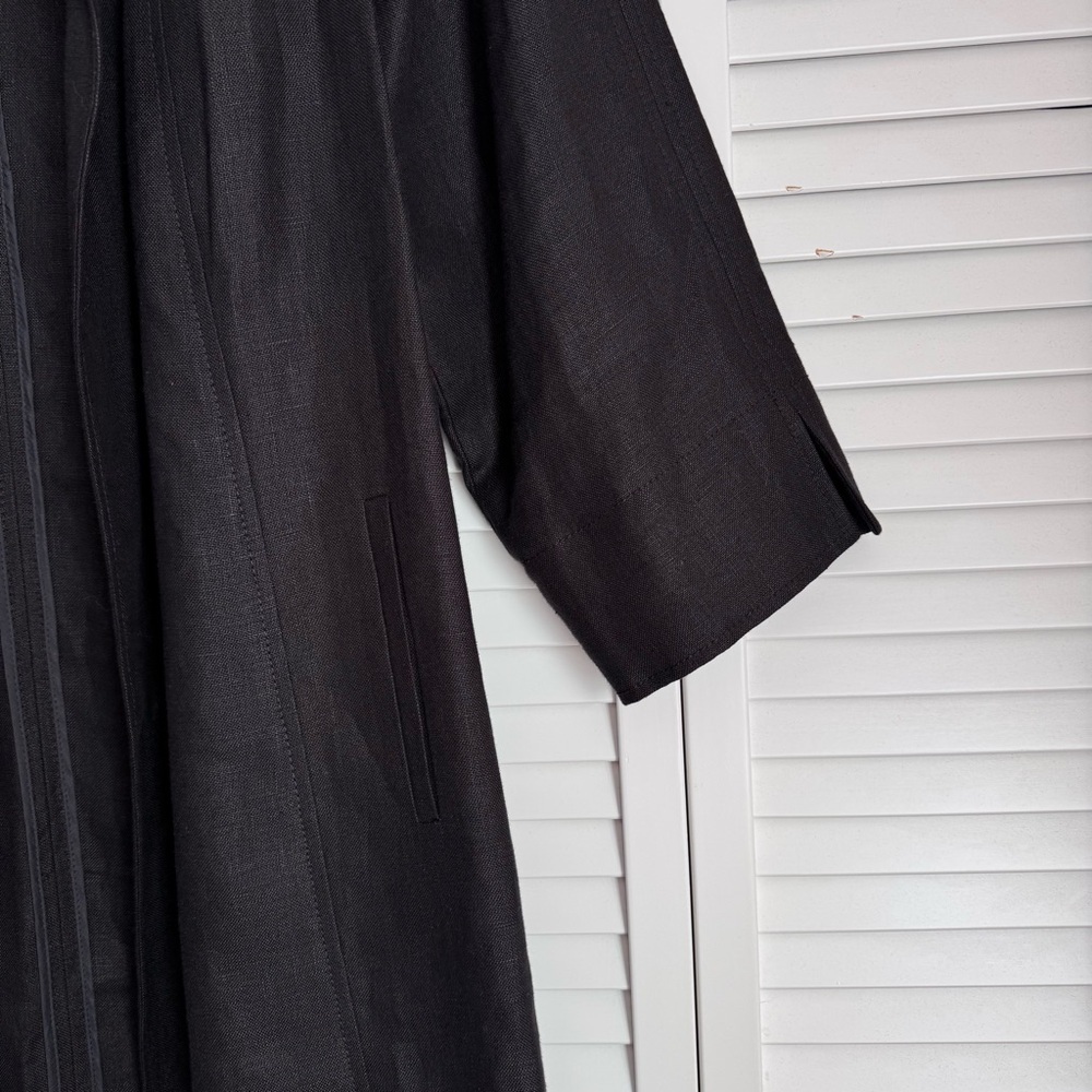 Talbots Irish Linen Unstructured Bound Seams Ragl… - image 4